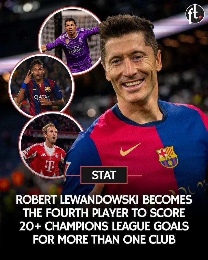 开云体育-莱万在欧冠为两支球队打入20+球，成为历史第四人